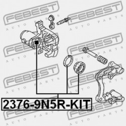 HÁTSÓ FÉKNYEREG DUGATTYÚ JAVÍTÁS AUDI A2 2000-2005 RDW 6N0698471
