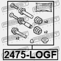 JAVÍTÓKÉSZLET, ELSŐ FÉKNYEREG RENAULT LOGAN 2005-2013 7701207961