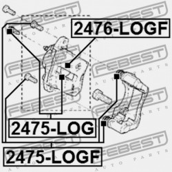 ELSŐ FÉKNYEREG DUGATTYÚ KIVONT 7701207959