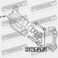 JAVÍTÓKÉSZLET, ELSŐ FÉKNYEREG LAND ROVER FREELANDER I 1996-2006 SEE100300