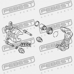SAPKA A FÉKNYEREG HÜVELYÉNEK VEZETŐJÉHEZ TOYOTA CRESTA GX90,JZX9,LX90,SX90 1992.10-1996.09 JP 47769-50010