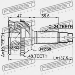 KÜLSŐ CSUKLÓ TOYOTA VITZ NCP1,SCP1 1999.01-2005.01 JP 43420-52110