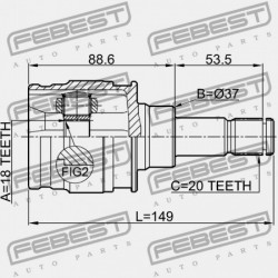 HÁTSÓ BELSŐ CSUKLÓ TOYOTA RAV4 ACA3,ALA3,GSA33,ZSA3 2005.11-2012.12 GR 42360-42010