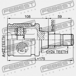 BAL BELSŐ CSUKLÓ TOYOTA RAV4 ACA3,ALA3,GSA33,ZSA3 2005.11-2012.12 GR 43040-28011
