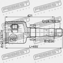 JOBB BELSŐ CSUKLÓ LEXUS RX270/350/450H AGL10,GGL15,GYL1 2008.12- GR 43410-0E041