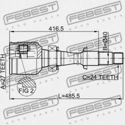 JOBB BELSŐ CSUKLÓ TOYOTA RAV4 ACA3,ALA3,GSA33,ZSA3 2005.11-2012.12 GR 43030-33041