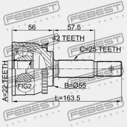 NISSAN SUNNY B14 KÜLSŐ CSUKLÓ 1994.01-1999.08 JP 39101-0M015