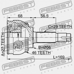 NISSAN MAXIMA CA33 KÜLSŐ CSUKLÓ 2000.01-2006.01 EL S9101-S2U15