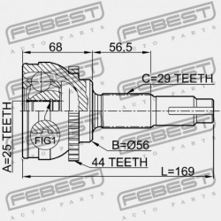 KÜLSŐ CSUKLÓ NISSAN X-TRAIL T30 2004.03-2006.12 CA 39100-8H315