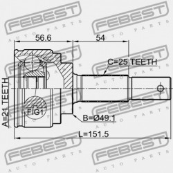 KÜLSŐ CSUKLÓ NISSAN MICRA IND MÁRKA K13K 2010.05-2015.10 GR 39211-1HS0A