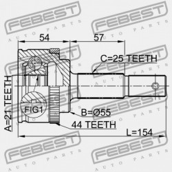 KÜLSŐ CSUKLÓ NISSAN ALMERA UK MÁRKA N16E 2000.02-2006.11 EL 39211-BM528