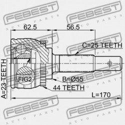 KÜLSŐ CSUKLÓ NISSAN ALMERA UK MÁRKA N16E 2000.02-2006.11 EL 39211-BM727