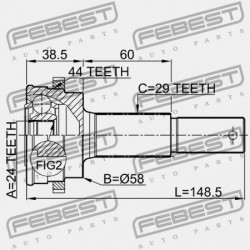 HÁTSÓ KÜLSŐ CSUKLÓ NISSAN X-TRAIL T30 2004.03-2006.12 CA 39211-8H510