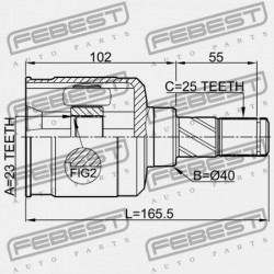 BAL OLDALI BELSŐ ÍZÜLET VISSZAHÚZVA 39711-40Y66