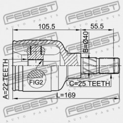 NISSAN PRIMERA P11E BELSŐ CSUKLÓ 1996.06-2002.01 EL 39101-2F011