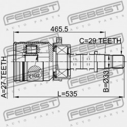 JOBB BELSŐ CSUKLÓ NISSAN MAXIMA CA33 2000.01-2006.01 EL 39771-2Y005