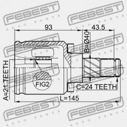 NISSAN ALMERA UK MÁRKA N16E BELSŐ CSUKLÓ 2000.02-2006.11 EL 39205-BM525