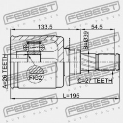NISSAN PATHFINDER R51M BELSŐ CSUKLÓ 2005.01-2014.11 EL 39711-EB30A