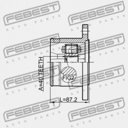HÁTSÓ BELSŐ CSUKLÓ NISSAN ARMADA TA60 2003.08- US 39600-7S000