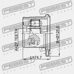 NISSAN WINGROAD/AD Y11 BELSŐ CSUKLÓ 1999.05-2008.10 JP 39711-35F10