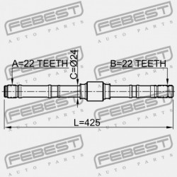 BAL FÉLTENGELY NISSAN PRIMERA P11E 1996.06-2002.01 EL 39101-2F011