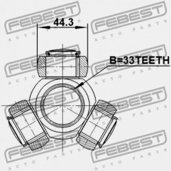 TRIPOID NISSAN QASHQAI J10E 2006.12-2013.12 EL 39771-JD24C