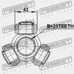TRIPOID NISSAN ALMERA TINO TINO V10M 2000.05-2005.11 ER 39720-71E00