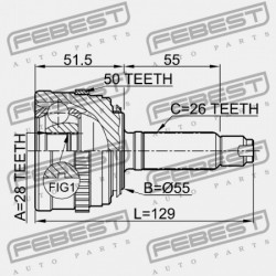 HONDA INTEGRA 4D DB6 JP KÜLSŐ CSATLAKOZÓ 44305-S2G-950