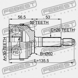 HONDA INTEGRA 4D DB6 JP KÜLSŐ CSATLAKOZÓ 44014-S5A-J51