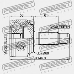 KÜLSŐ CSUKLÓ HONDA ACCORD CU2 2009-2012 EU 44014-TL1-E01