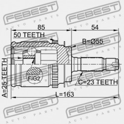 HÁTSÓ KÜLSŐ CSUKLÓ HONDA CR-V RD1 1996-2001 GN 42330-S0E-306