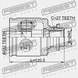 HONDA CR-V RD1 BELSŐ CSUKLÓ 1996-2001 GN 44310-S9A-305