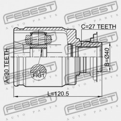 JOBB BELSŐ CSUKLÓ HONDA CIVIC 4D FD1 2006-2014 JP 44310-T0A-305