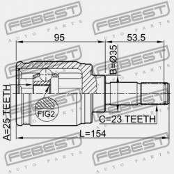 HÁTSÓ BELSŐ CSUKLÓ HONDA CR-V RD1 1996-2001 GN 42320-S0E-300