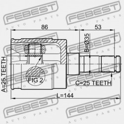 JOBB BELSŐ CSUKLÓ HONDA FIT ALMAS GD1 2002-2008 JP 44310-SFA-J00