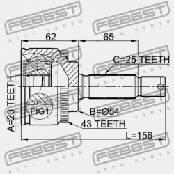 KÜLSŐ CSUKLÓ MITSUBISHI GALANT/ETERNA/EMERAUDE E50-80 1992.02-1996.08 JPN MR377296