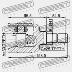 BELSŐ CSUKLÓ MITSUBISHI LANCER,LANCER CEDIA CS,CT 2000.03-2009.08 JPN MR980002