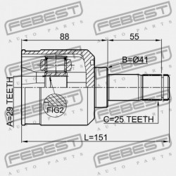BELSŐ CSUKLÓ MITSUBISHI LANCER CY,CZ 2007.03-2013.02 EUR 3815A226