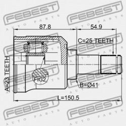 BELSŐ CSUKLÓ MITSUBISHI LEGNUM EA,EC 1996.06-2002.08 JPN MR336585