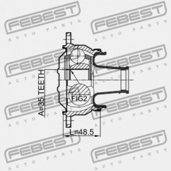 MITSUBISHI PAJERO/MONTEROLONG V90 HAJTÓMŰCSUKLÓ 2006.08- G.EXP MR581617