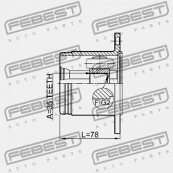 JOBB BELSŐ CSUKLÓ MITSUBISHI PAJERO/MONTEROLONG V90 2006.08- G.EXP 3815A200