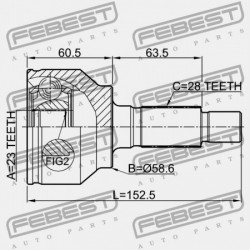 MAZDA 3 BL 2008-2011 EU KÜLSŐ CSATLAKOZÓ FG32-25-500