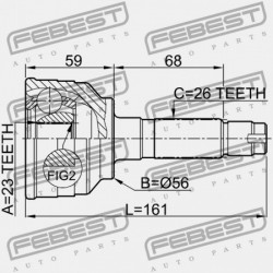 KÜLSŐ CSUKLÓ MAZDA MPV LW 1999-2003 JP GA20-25-60XB