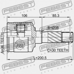 JOBB BELSŐ CSUKLÓ MAZDA BT-50 UN 2006-2008 EU PP04-25-50XA