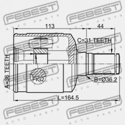 BAL BELSŐ CSUKLÓ MAZDA CX-7 ER 2007-2009 EU GP27-22-620A