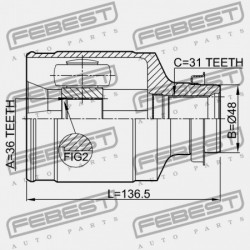 JOBB BELSŐ CSUKLÓ MAZDA CX-7 ER 2007-2009 EU GP31-25-50XE