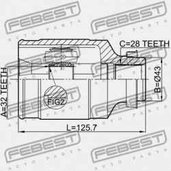 JOBB BELSŐ CSUKLÓ MAZDA 6 GH 2007-2010 EU GD75-25-50XC