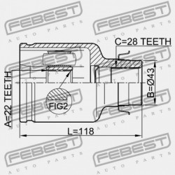 JOBB BELSŐ CSUKLÓ MAZDA 3 BK 2003-2006 EU FG02-22-520A