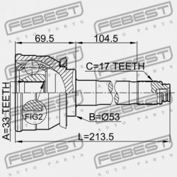 ISUZU BIGHORN/TROOPER UX KÜLSŐ CSUKLÓ 1992-1997 8-97139-093-0