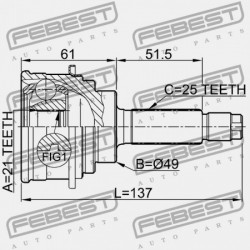 KIVONT KÜLSŐ CSUKLÓ 44101-60G22